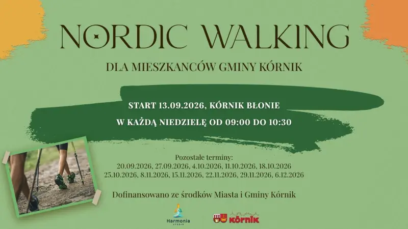 Nordic Walking w Kórniku - terminy zajęć